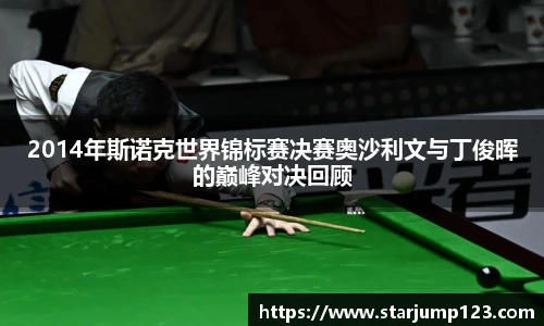 2014年斯诺克世界锦标赛决赛奥沙利文与丁俊晖的巅峰对决回顾